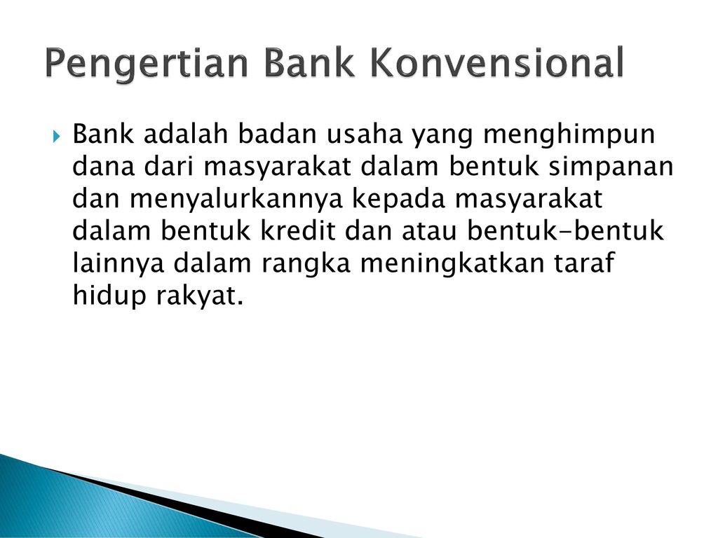 Pengertian Bank Syariah Dengan Bank Konvensional